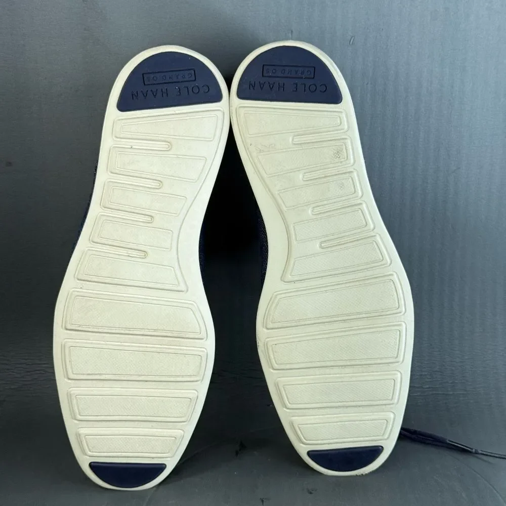 Cole Haan OriginalGrand Plain Toe Oxfords navy denim men’s size 11